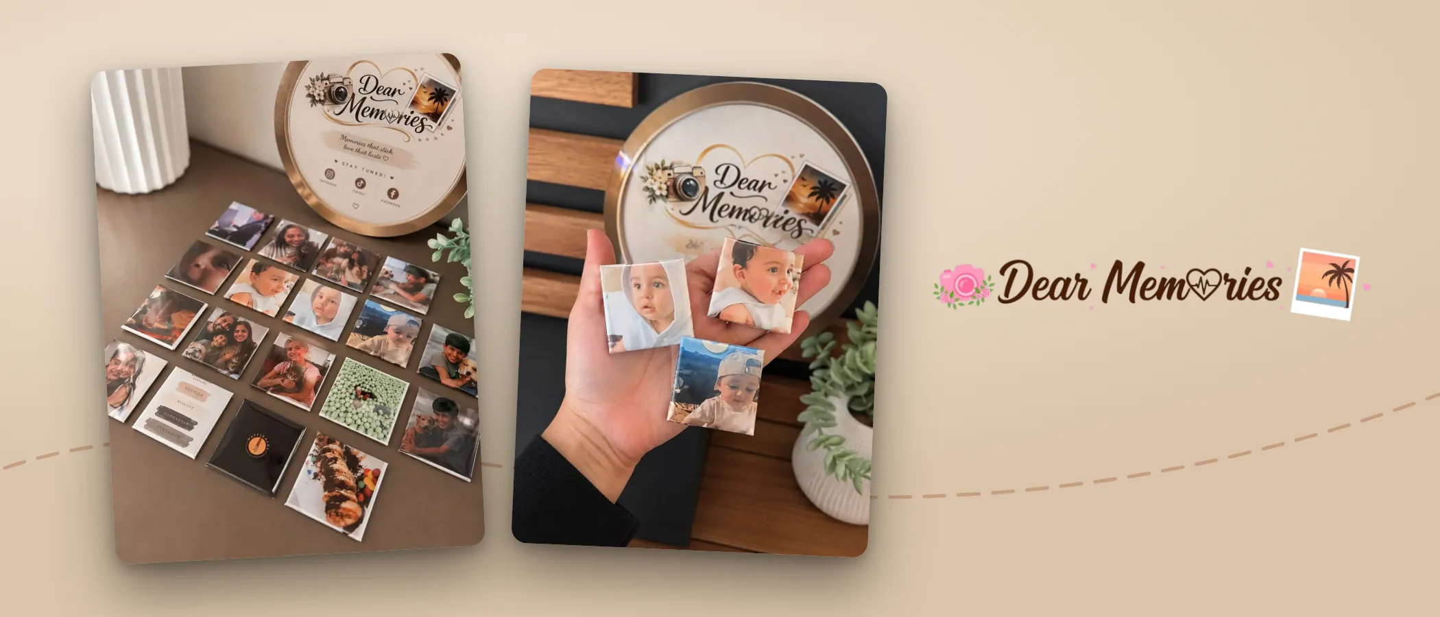 Dear Memories photo magnets